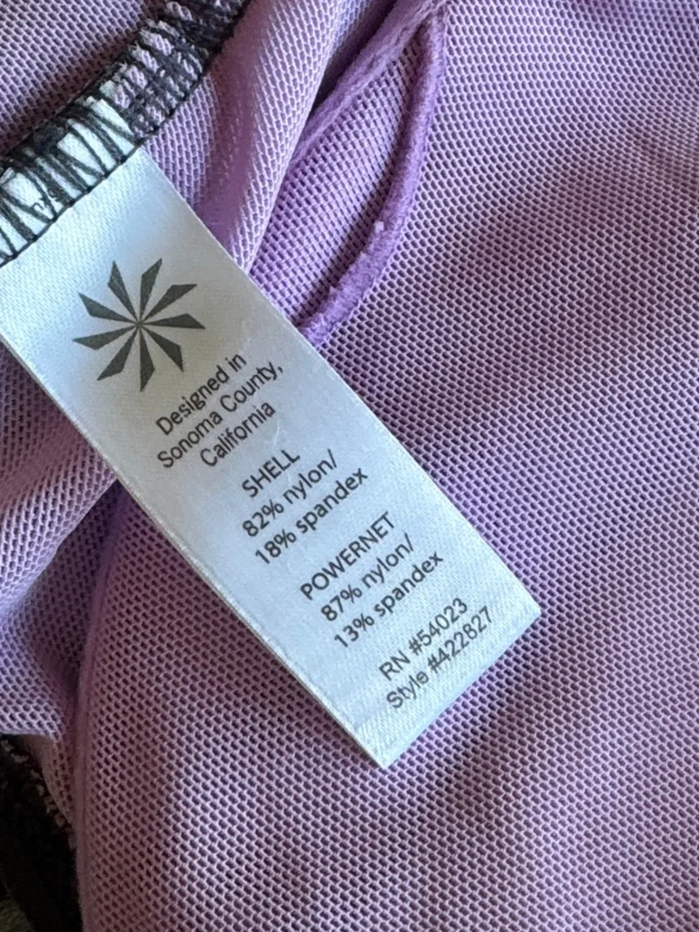 Athleta Black Bikini Top with Multicolor Floral Accents - Picture 3 of 5